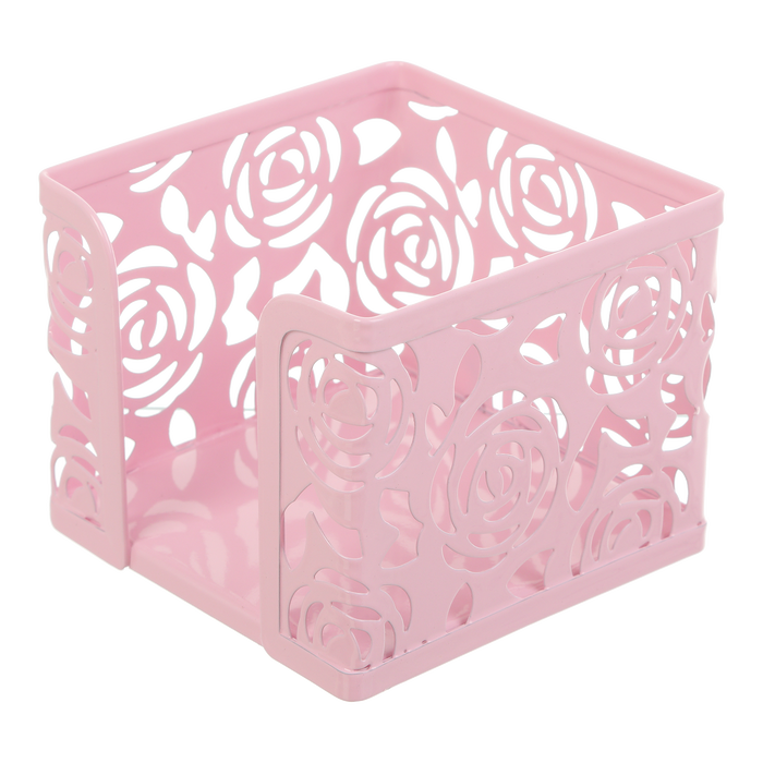 Бокс для паперу, ROSE, PASTEL, металевий, розовий