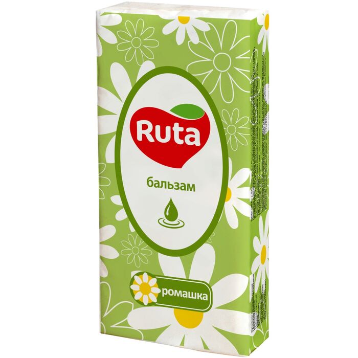 Хусточки гігієнічні Ruta без аромату