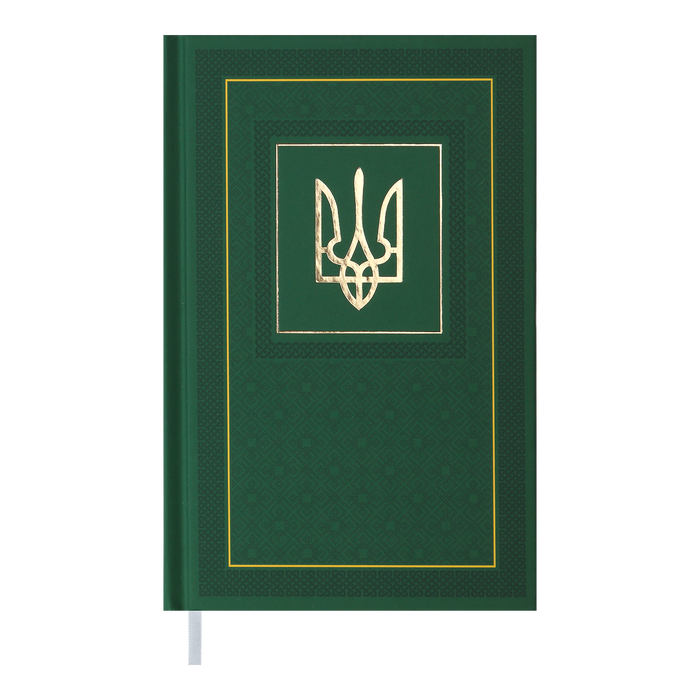 Щоденник недат. NATION, A6, зелений