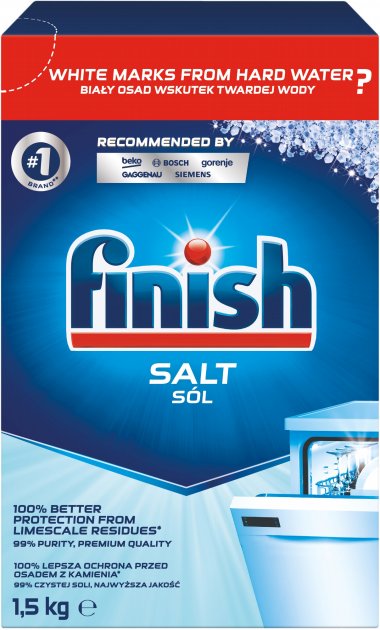 Сіль для посудомийних машин, FINISH 1500г